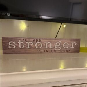 Inspirational Wooden Sign